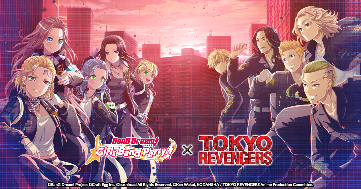 BanG Dream! GBP Launches Tokyo Revengers Crossover On EN Server ...