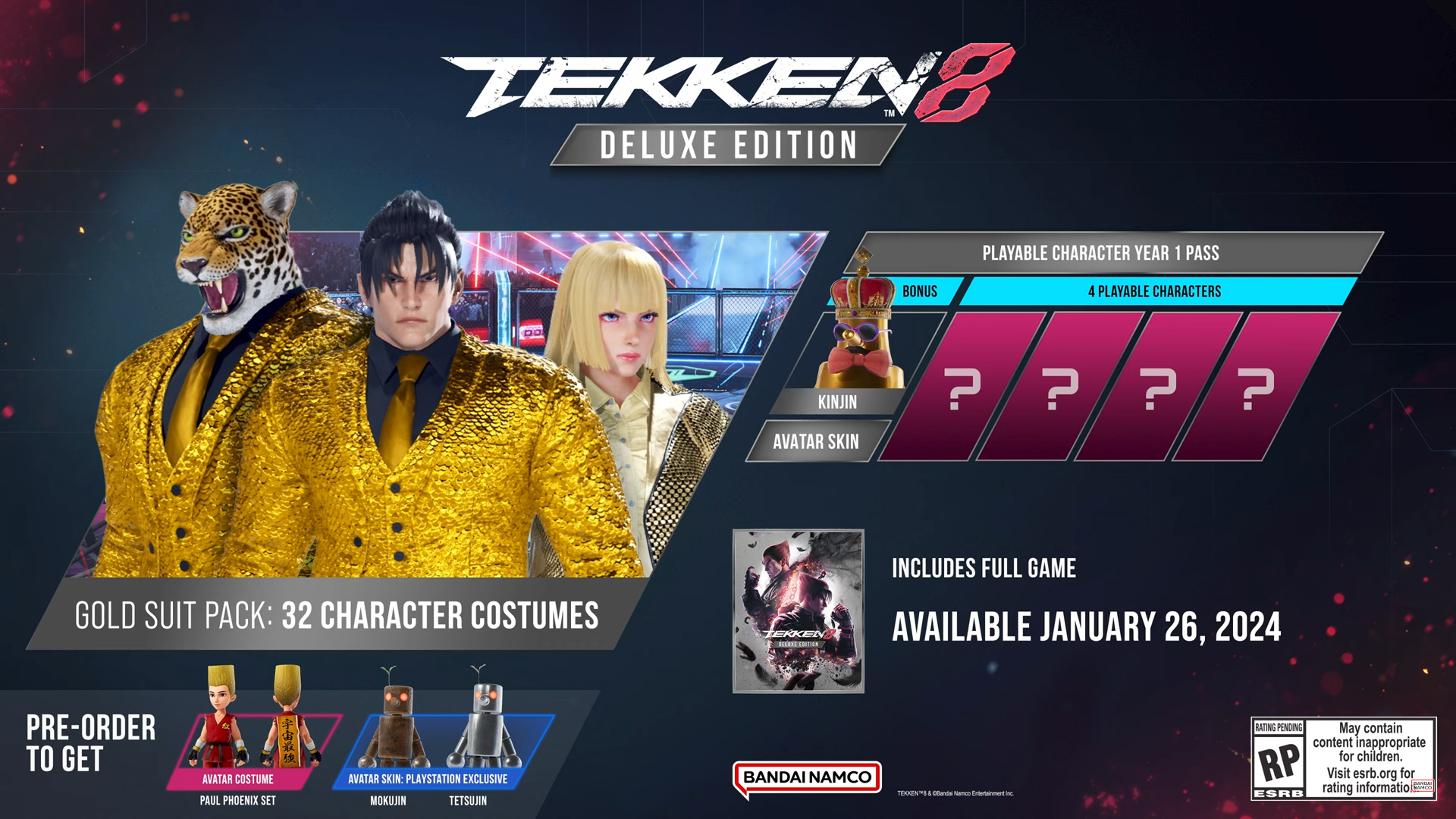 Tekken 8 Unveils Arcade Quest, 32 Starting Roster And January 26 Launch ...