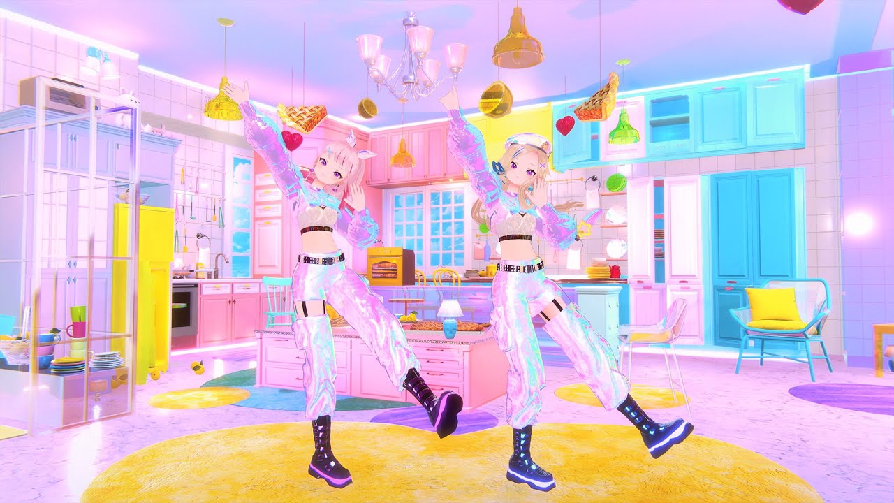 雙人VTuber 組合HIMEHINA〈愛派Dancehall〉編舞超受歡迎！眾多VTuber 